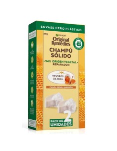 Garnier Original Remedies Champú Sólido Cabello Dañado Quebradizo 2
