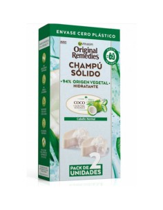 Garnier Original Remedies Champú Sólido Cabello Normal 2 x 60g