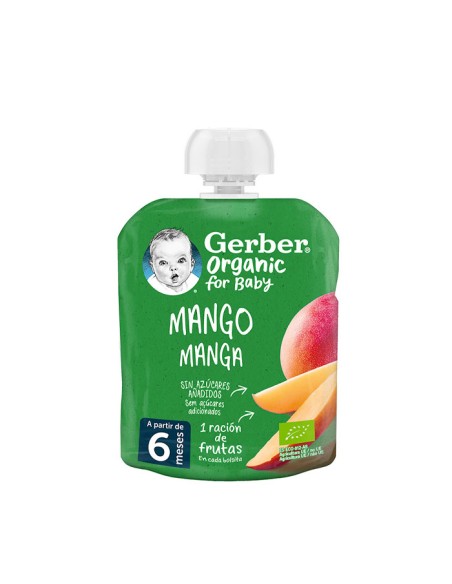Gerber Pouch Organic Poignée 90g