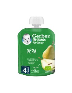 Gerber Pouch Organic Poire 90g