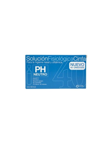Cinfa Solución Fisiológica Para Higiene Nasal 40 Unidosis