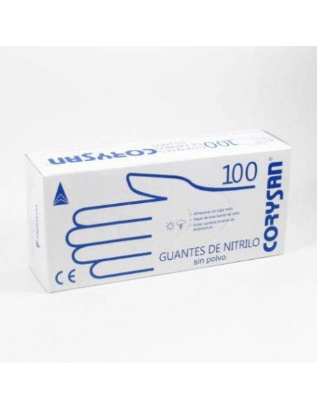 Corysan Gant En Nitrile S - Poudre Tm 100 Unités