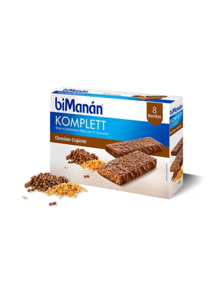 Bimanan Sustitutive Barres Au Chocolat Komplett 8 Unités