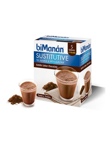 Bimanan Sustitutive Milk-shake Au Chocolat 5 Unités Bimanan Sustitutive Milk-shake Au Chocolat 5 Unités