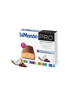 Bimanán Bimanan Pro Barre De Chocolat À La Noix De Coco 6 Pcs