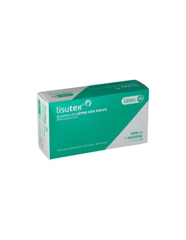 Lisutex Guantes Látex 100 Uds T Media Lisutex Guantes Látex 100 Uds T Media