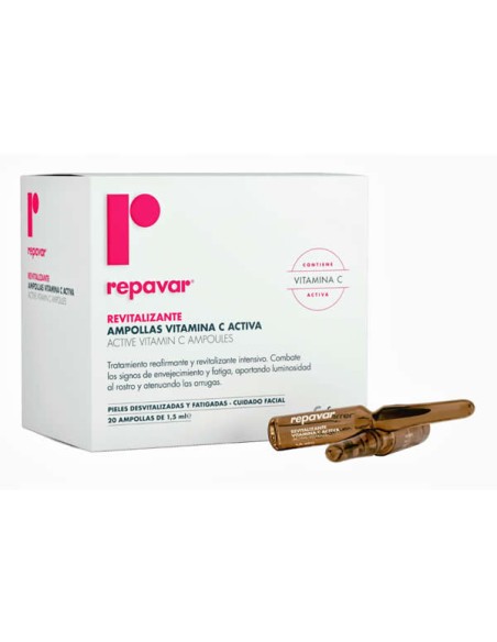 Repavar Ampoules Revitalisantes Vitamine C Active 20x1.5ml