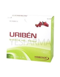 Uriben Sabor Arándano Rojo 28 Comprimidos Pharmasor