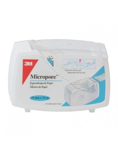 Hartmann Esparadrapo Micropore Blanco 7,5 X 2,5 Cm 3m Hartmann Esparadrapo Micropore Blanco 7,5 X 2,5 Cm 3m