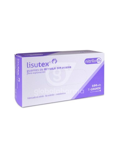 Guantex Lisutex Nitrilo S-P T-G 100U Guantex Lisutex Nitrilo S-P T-G 100U