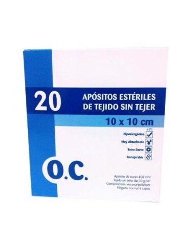 Tissu Non Tissé Compressé Stérile O.c 20cmx20cm 20uds 20uds Tissu Non Tissé Compressé Stérile O.c 20cmx20cm 20uds 20uds