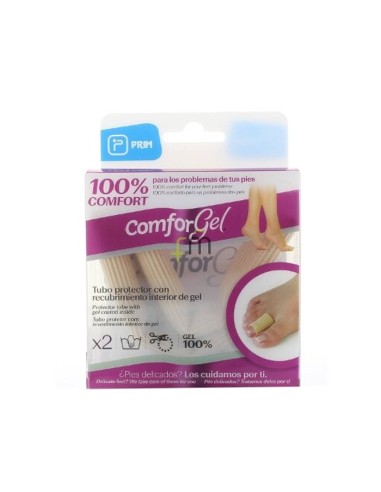 Prim Comforgel Tubes Pour Doigts 15cm 1,5 Diamètre 12U