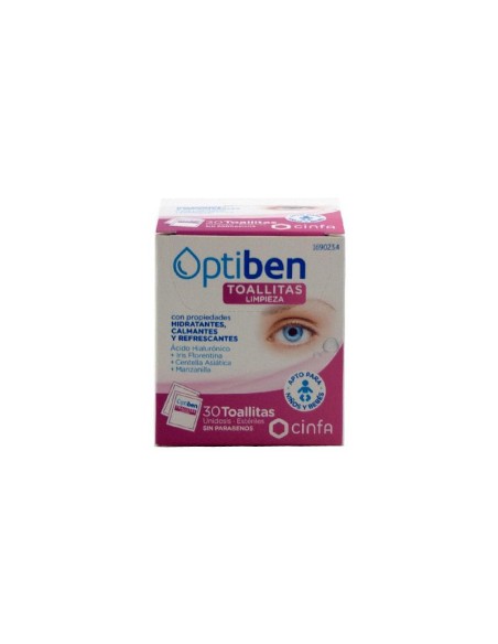 Optiben Toallitas Oculares 30uds