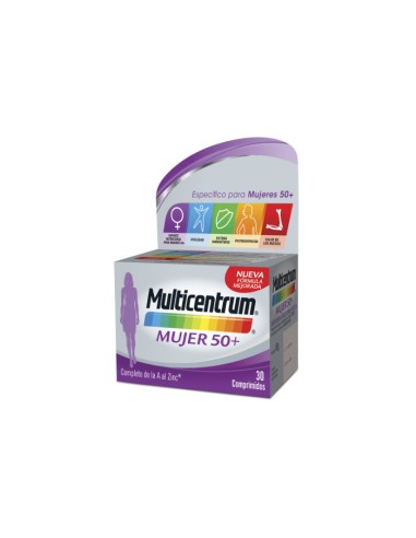 Multicentrum Femme 50+ 30 Comprimés Multicentrum Femme 50+ 30 Comprimés