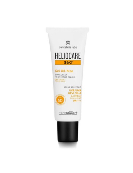 Heliocare 360 Gel Oil Free Dry Touch Visage Spf50 50ml
