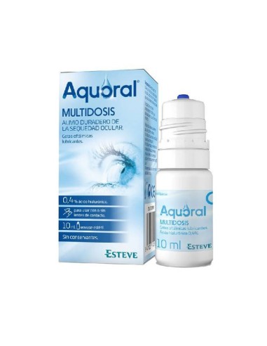 Esteve Gouttes Oculaires Aquoral 10ml Esteve Gouttes Oculaires Aquoral 10ml
