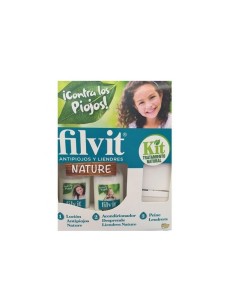 Filvit Nature Anti Poux Lotion 125ml Coffret 2 Produits