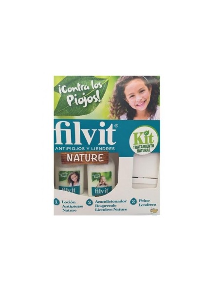 Filvit Nature Anti Poux Lotion 125ml Coffret 2 Produits