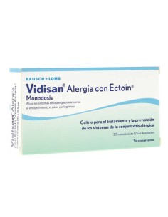 Vidisan Collyre Pour L'Allergie Monodose 20 x 0.5ml