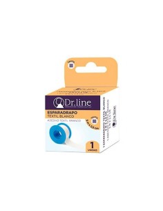 Dr. Line Bande Textile Blanche 5x2,5cm X12