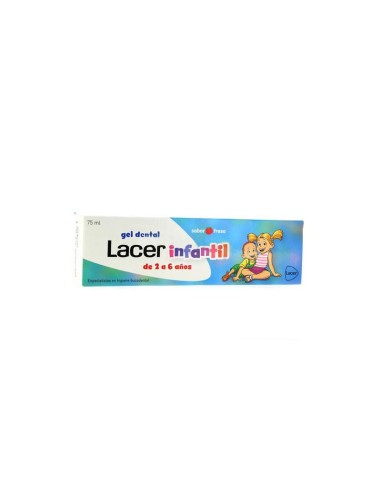 Lacer Child Gel Dentaire Enfant Fraise 75ml