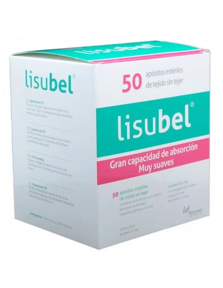 Lisubel 50 sparadraps en tissu stérile 10x10