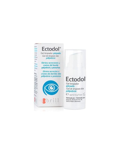 Brill Ectodol Gel Nettoyant Pour Les Paupières 15ml