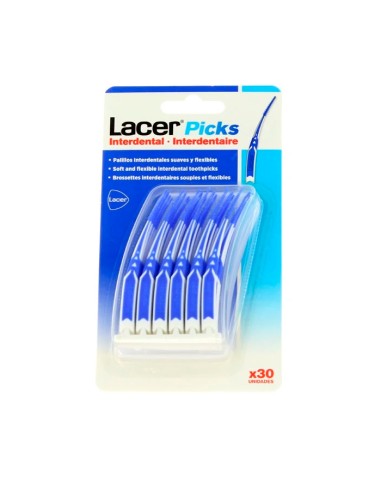 Lacer Picks 30 Brosses Interdentaires
