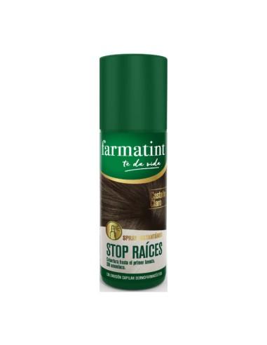 Farmatint Spray Stop Racines Châtain Clair 75ml Farmatint Spray Stop Racines Châtain Clair 75ml