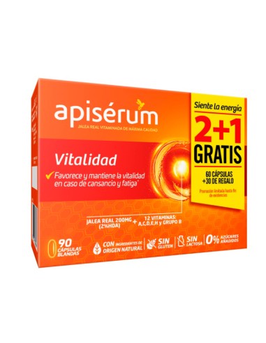 Apiserum Vitaminate 3 X 30 Capsules Apiserum Vitaminate 3 X 30 Capsules