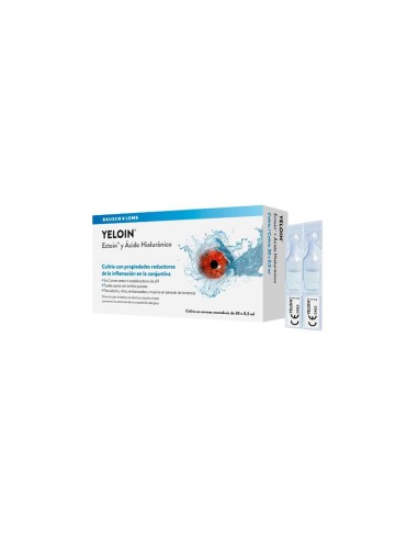 Yeloin Colirio Antiinflamatorio Monodosis 30x 0,5ml Yeloin Colirio Antiinflamatorio Monodosis 30x 0,5ml