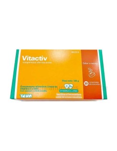 Teva Vitactiv 30 Comprimés Effervescents 120g
