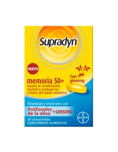 Supradyn Memory 50+ 30 Tablets