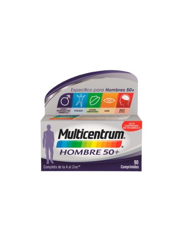Multicentrum Men 50+ 90 Comprimés Multicentrum Men 50+ 90 Comprimés