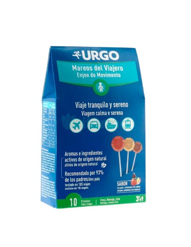 Urgo Vertige du Voyageur 10 Lollipops Urgo Vertige du Voyageur 10 Lollipops