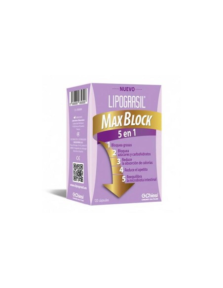 Lipograsil Max Block 5 en 1 120 Capsules