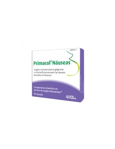 Inter Pharma Primacol Nausea 30 Capsules Inter Pharma Primacol Nausea 30 Capsules
