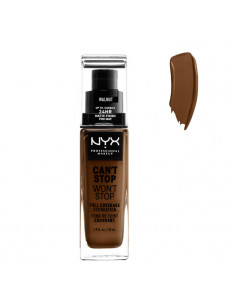 Nyx Can´t Stop Won´t Stop Full Coverage Foundation Walnut 30ml