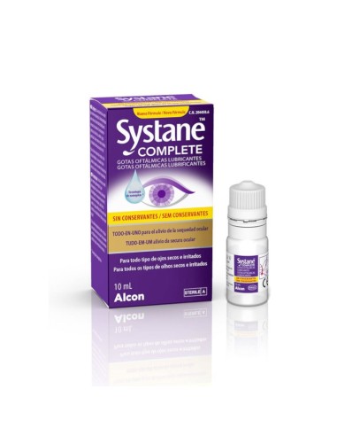 Systane Complete Gouttes Lubrifiantes pour les Yeux 10ml Systane Complete Gouttes Lubrifiantes pour les Yeux 10ml