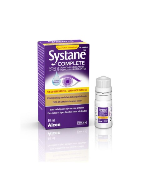Systane Complete Gouttes Lubrifiantes pour les Yeux 10ml