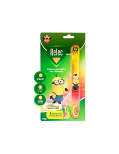 Relec Bracelet Moustique Minions Rouge 1U