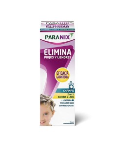 Paranix Shampooing Éliminateur De Poux Et Lentes + Peigne À Poux