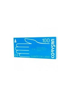 Corysan Gants En Latex De Taille Moyenne 100pcs