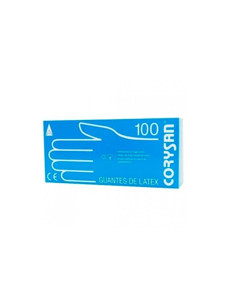 Corysan Gants En Latex De Taille Moyenne 100pcs