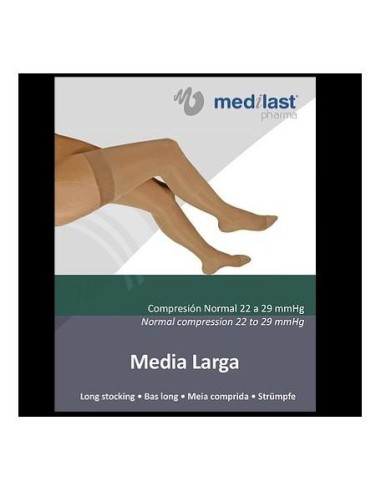 Media Medilast Larga Normal Talla Mediana