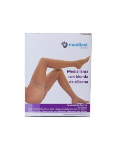 Bas de contention Medilast Blanc Blonda Medium R110