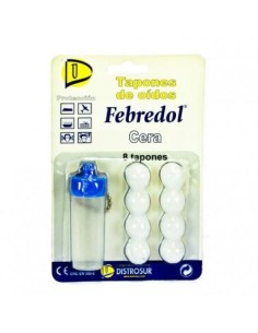 Tapones Oído Cera 8 Unidades Febredol