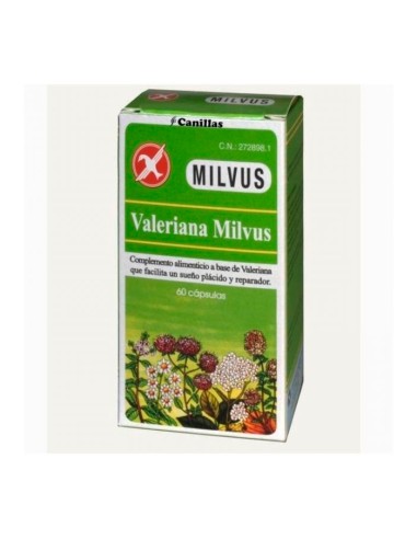 Milvus Valeriana 60 Capsules Milvus Valeriana 60 Capsules