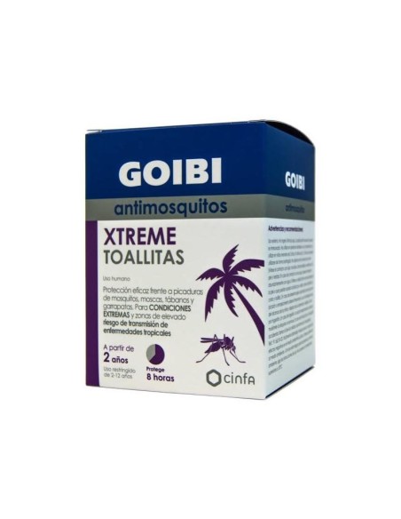 Goibi Xtreme Lingettes Anti-Moustiques 16 Unités