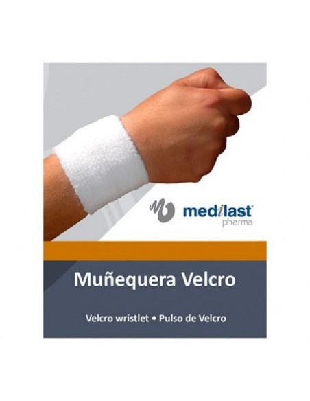 Muñequera Circular Medilast Blanca Pequeña